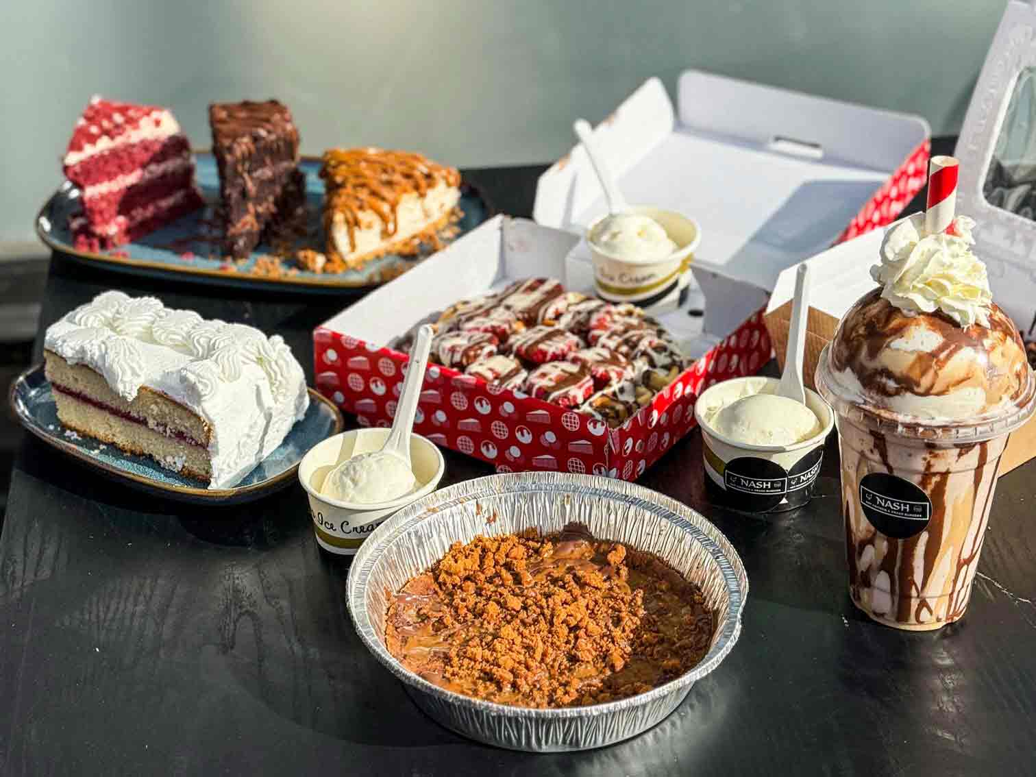 Nash Hot Chicken and Smash Burgers  Indulgent Desserts 